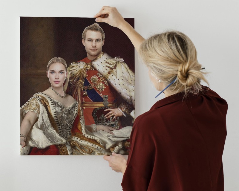 Foto obraz na Płótnie 60x80 Zdjęcie Reprodukcja Królowa Anna
