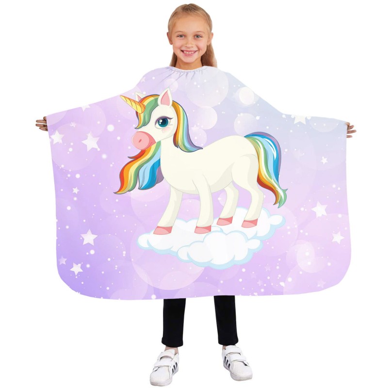 Peleryna Fryzjerska Dziecięca Unicorn2