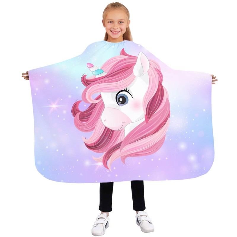 Peleryna Fryzjerska Dziecięca Unicorn3