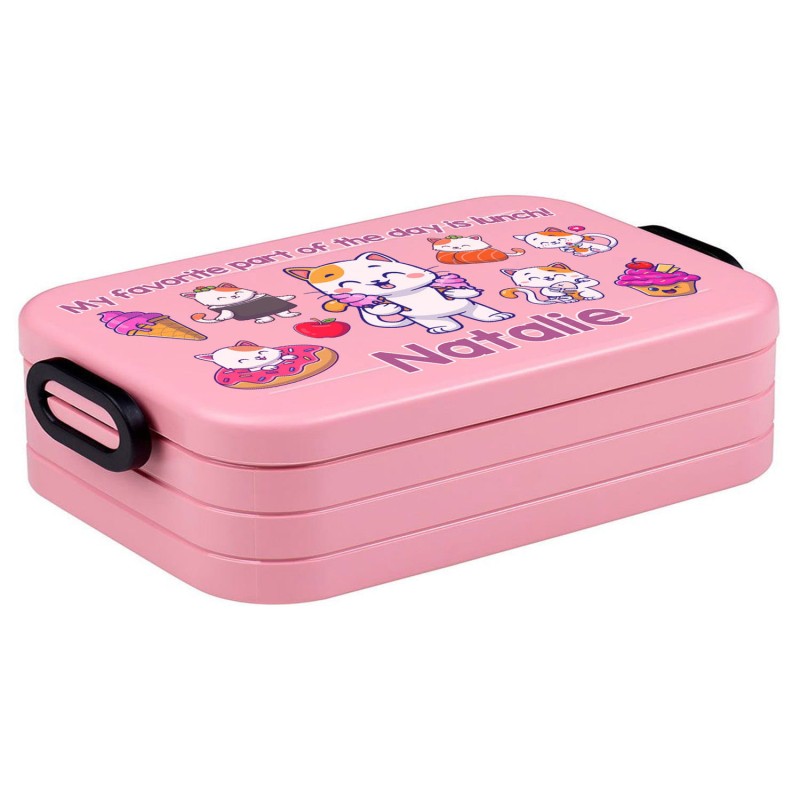 Lunch BOX Śniadaniówka Pojemnik MEPAL 1,5 L Wzór Kitties