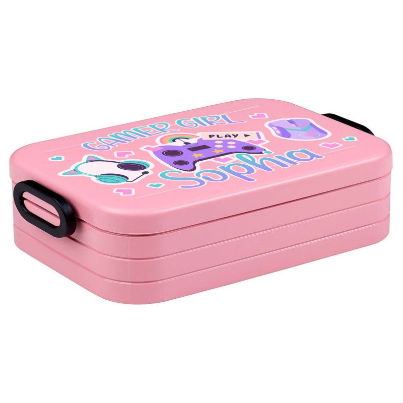 Lunch BOX Śniadaniówka Pojemnik MEPAL 1,5 L Wzór Gamer Girl