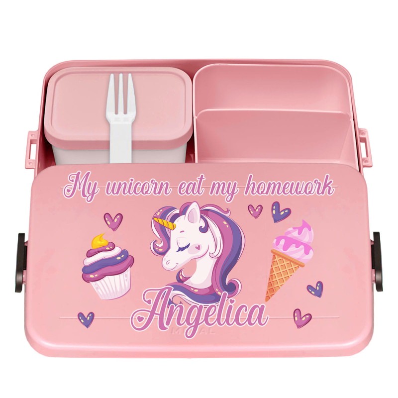 Lunch BOX Śniadaniówka Pojemnik MEPAL 1,5 L Wzór My Unicorn