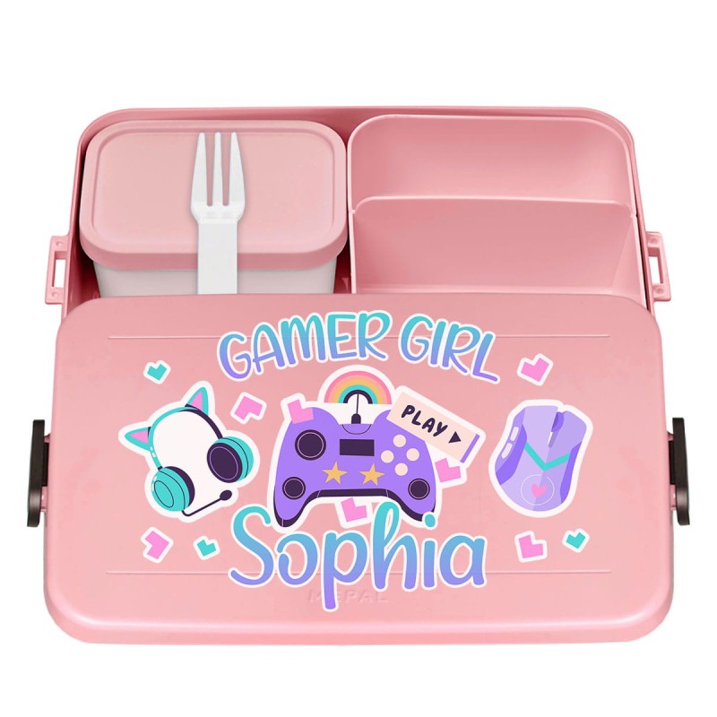 Lunch BOX Śniadaniówka Pojemnik MEPAL 1,5 L Wzór Gamer Girl