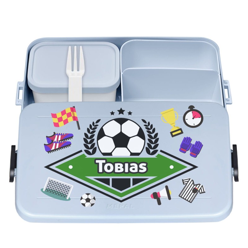 Lunch BOX Śniadaniówka Pojemnik MEPAL 1,5 L Wzór Football