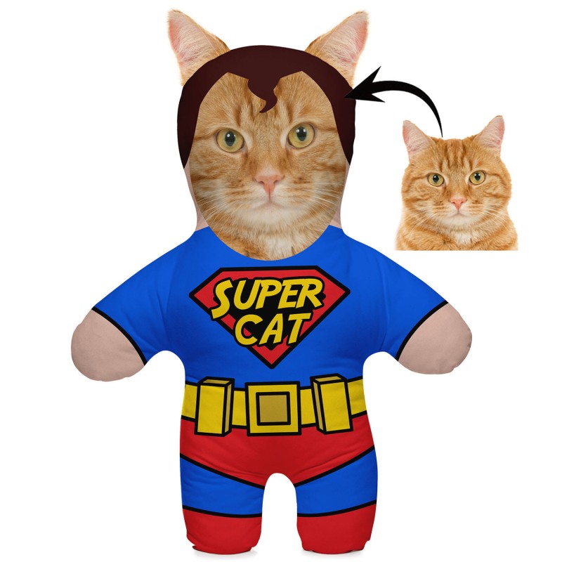 Foto Poduszka Lalka Pupil 3D z Twoim Nadrukiem | Super Cat