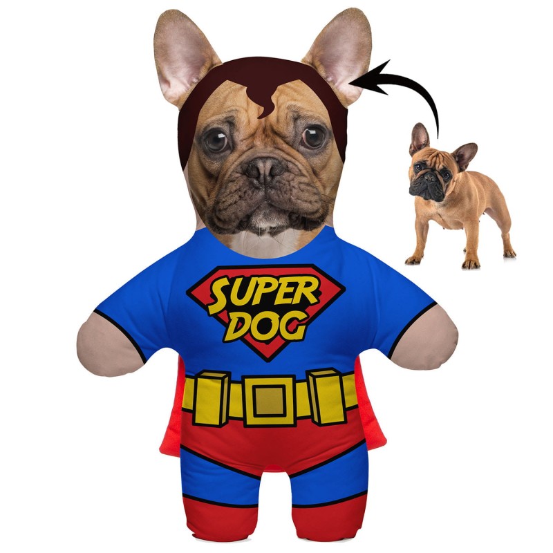 Foto Poduszka Lalka Pupil 3D z Twoim Nadrukiem | Super Dog