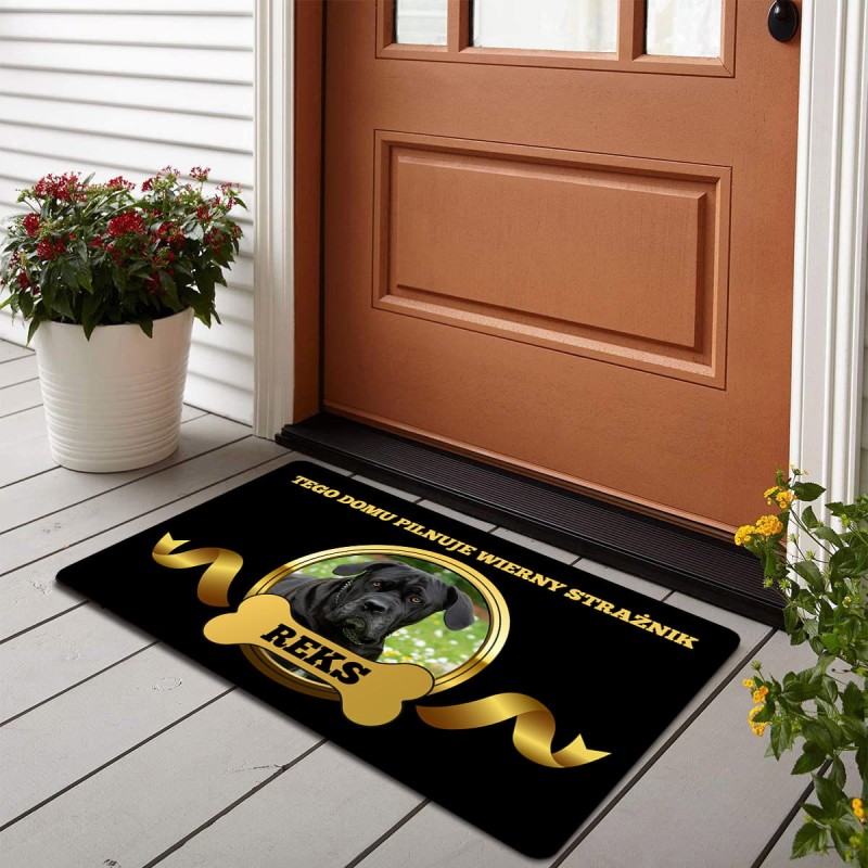 Personalizowana Wycieraczka pod drzwi 45x75 Obrońca
