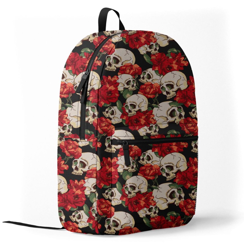 Plecak miejski Roses and Skulls