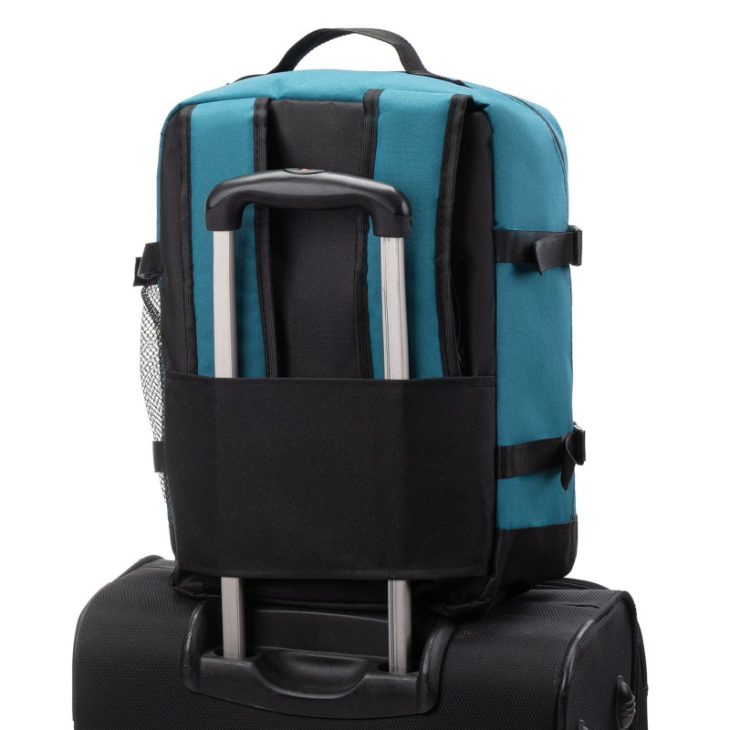 Torba do samolotu 40x30x20 Pomarańczowo-Niebieska TRAVELLER 2