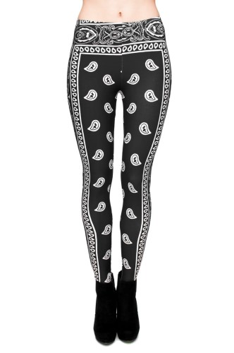 Legginsy Bandana Black