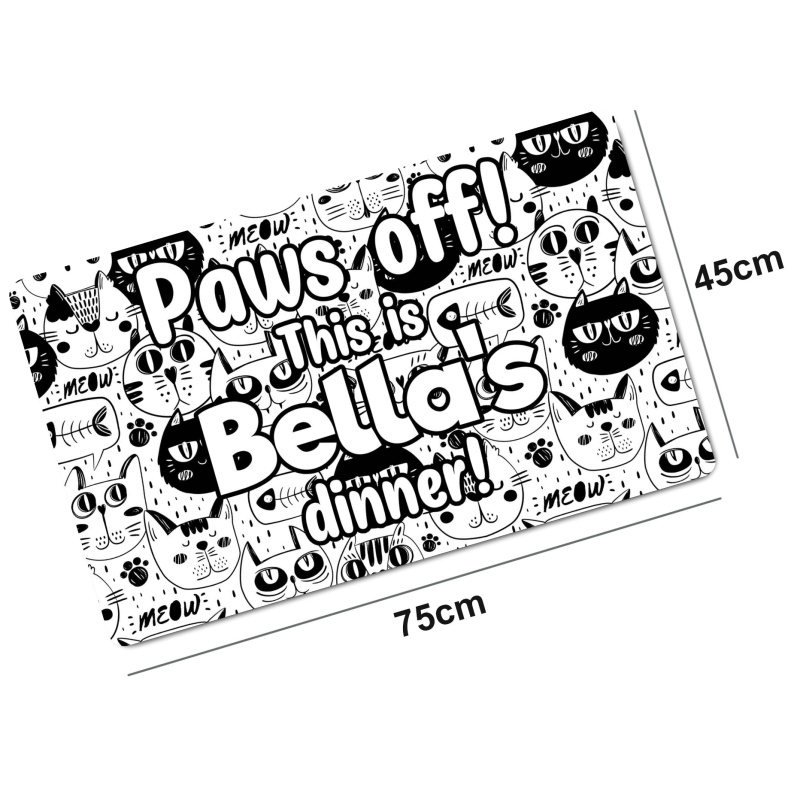 Podkład pod miseczkę Paws off!