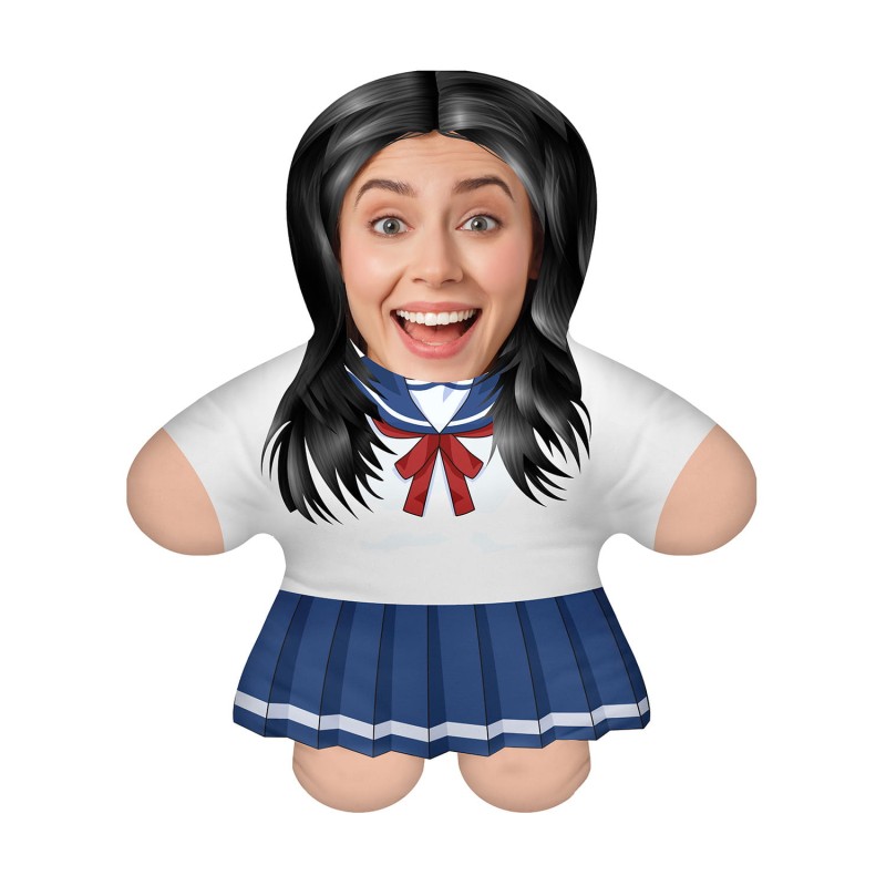 Poduszka lalka 3D z Twoim zdjeciem Anime Girl