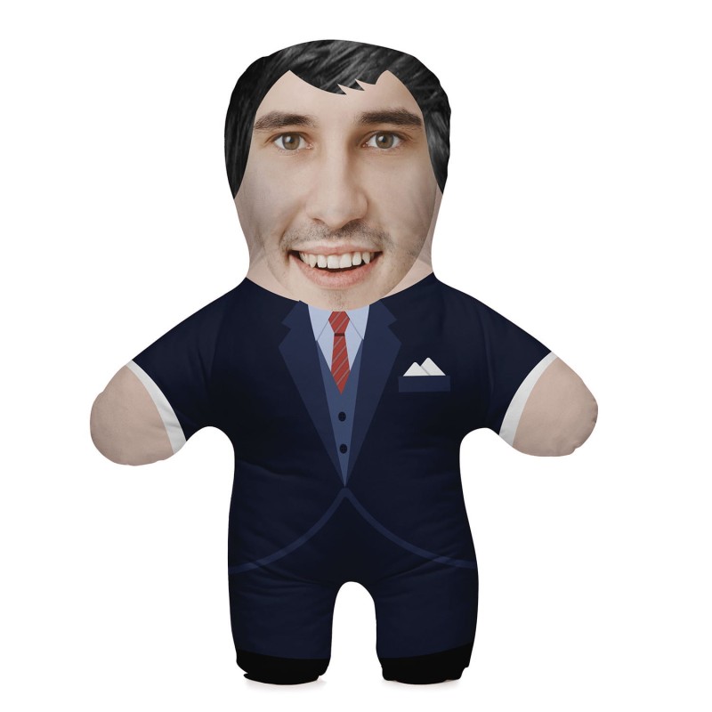 Poduszka lalka 3D z Twoim zdjeciem Biznesman