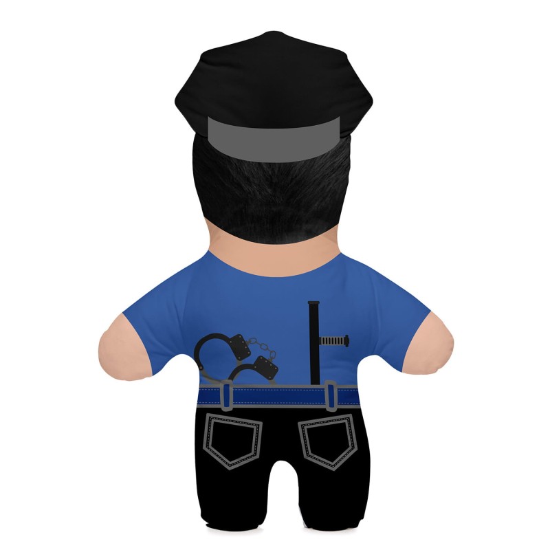 Poduszka lalka 3D z Twoim zdjeciem Policjant