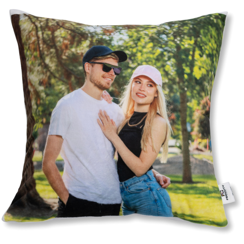 FOTO PODUSZKA ze Zdjęciem 45x45 Pluszowa z TWOIM zdjęciem