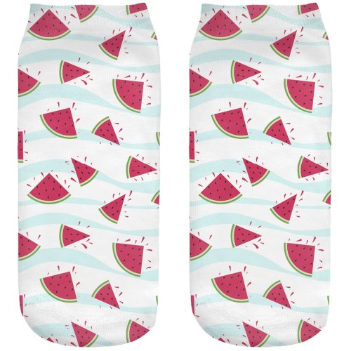 Śmieszne skarpetki damskie Stopki Watermelon 2