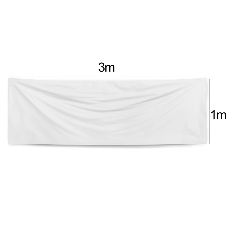 Personalizowany baner 300 x 100 cm ze zdjęciem, logo lub tekstem