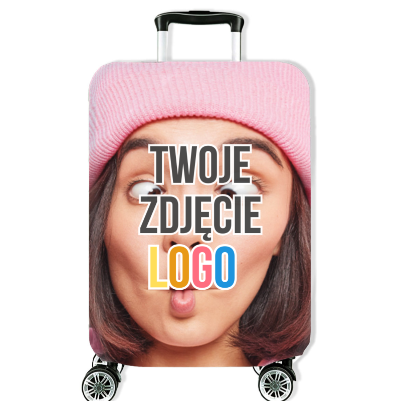 Pokrowiec na walizkę S z własnym zdjęciem Personalizowany