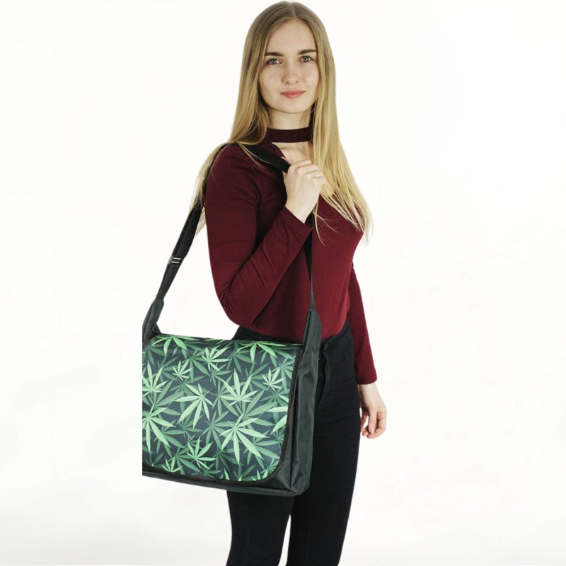 Torba materiałowa na laptop Weed