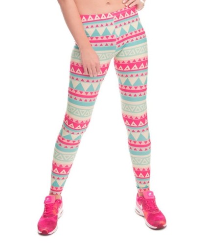 Legginsy Aztec Green