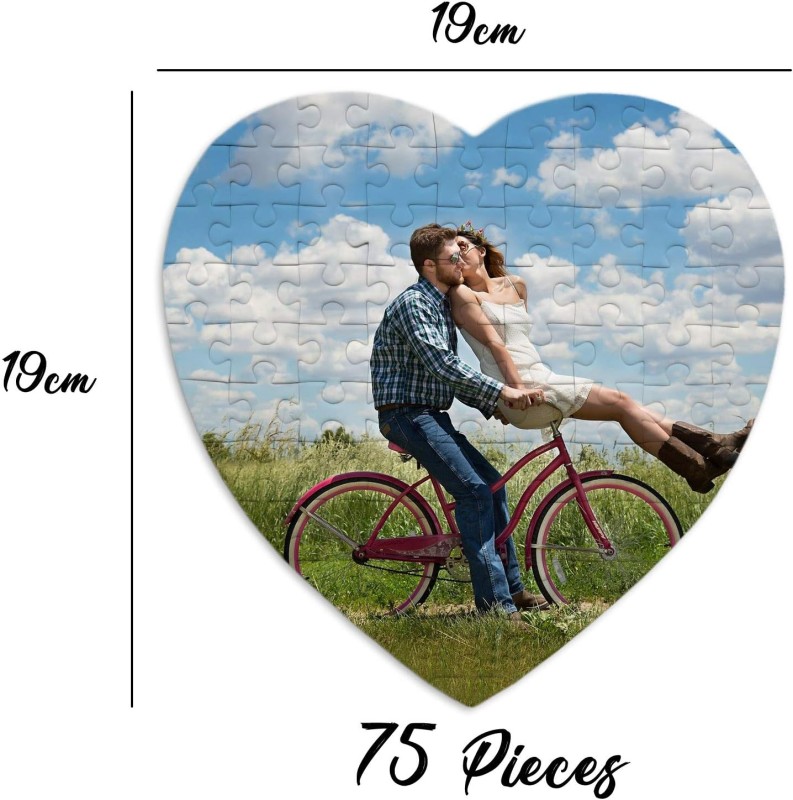 Puzzle ze zdjęcia 75 elementów SERCE