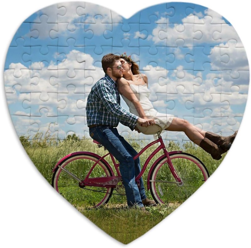Puzzle ze zdjęcia 75 elementów SERCE