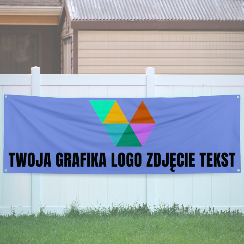 Personalizowany baner z Twoim zdjęciem, logo lub tekstem