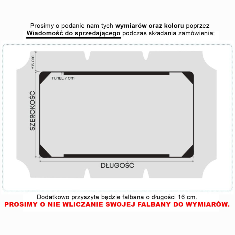 Daszek na zamówienie na huśtawkę ogrodową brązowy