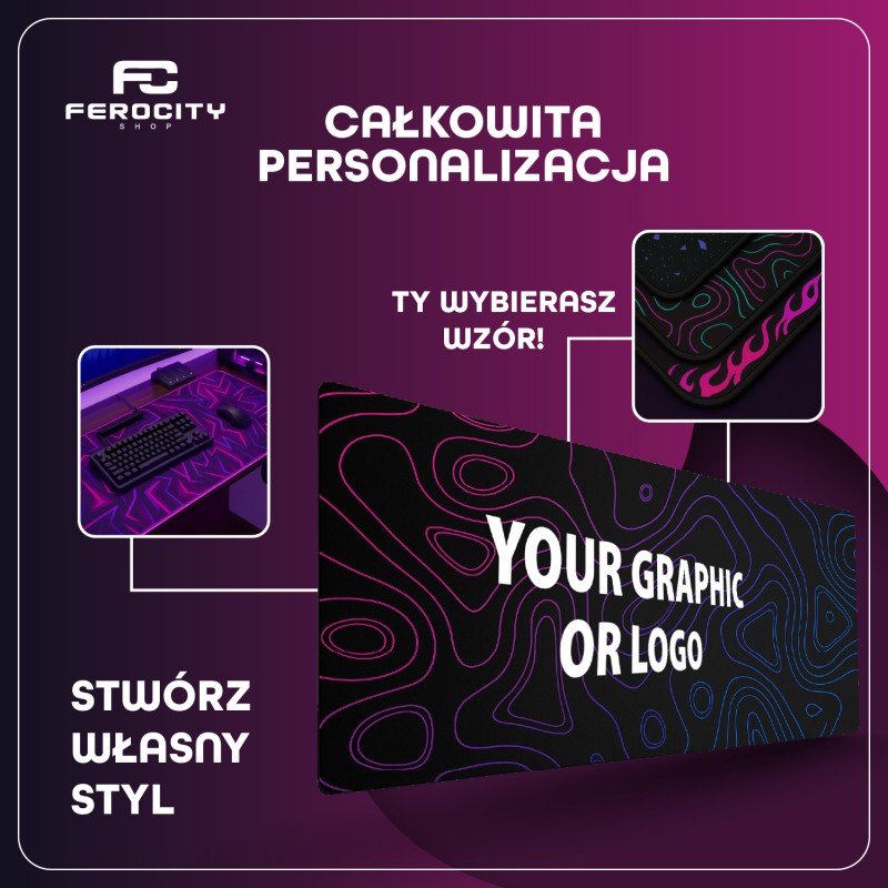 Personalizowana podkładka pod mysz 45x40 cm