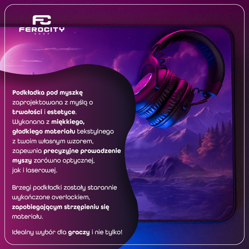 Personalizowana podkładka pod mysz 45x40 cm