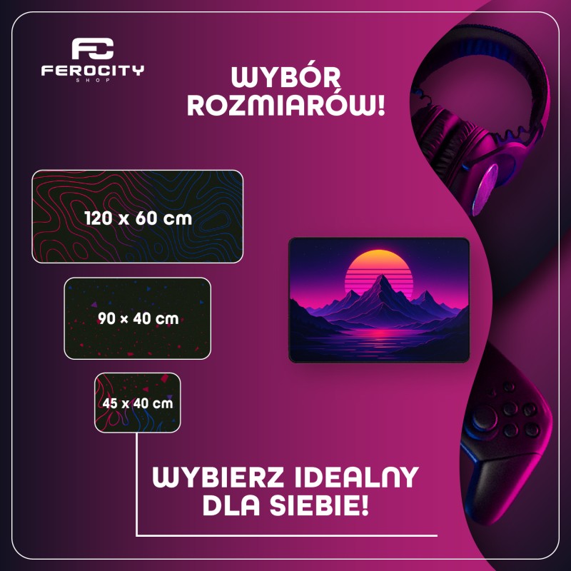 Personalizowana podkładka pod mysz 90x40 cm