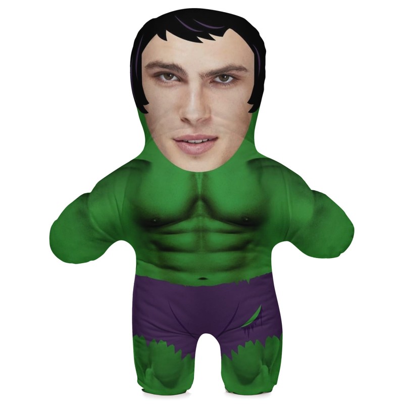 Poduszka lalka 3D z Twoim zdjęciem Green Giant
