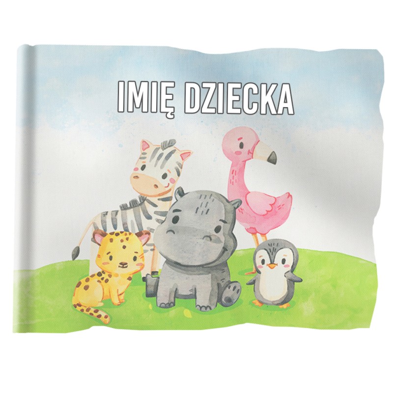 laga dziecięca zwierzątka personalizowana