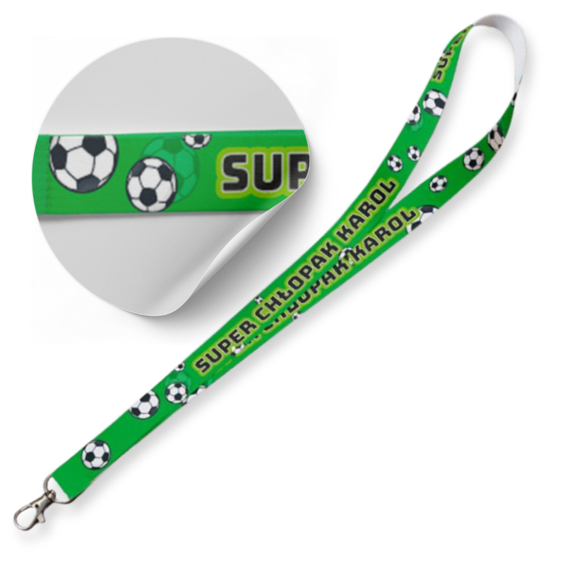 Smycz na klucze Personalizowana SUPER CHŁOPAK Piłka