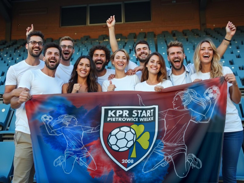 Flaga klubowa KPR START Pietrowice Wielkie
