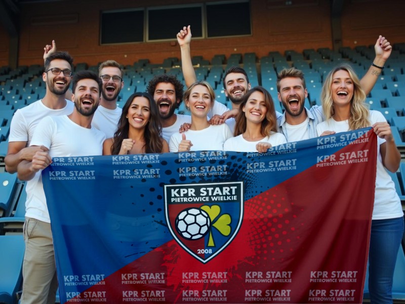 Flaga klubowa KPR START Pietrowice Wielkie