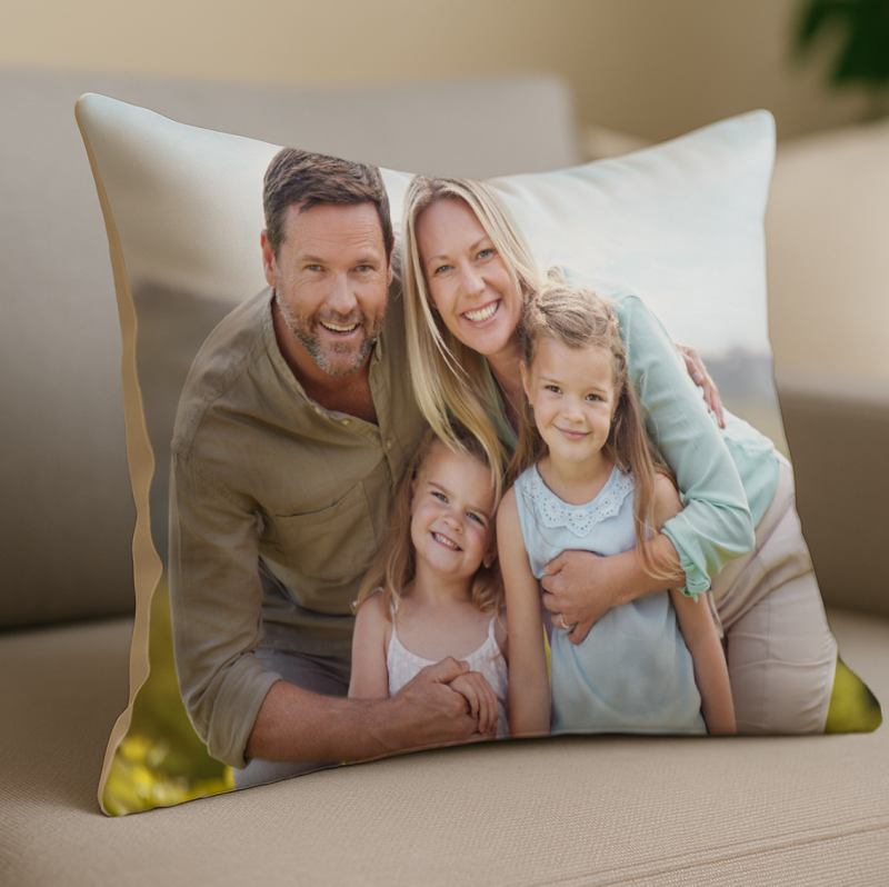 FOTO PODUSZKA ze Zdjęciem | 45x45 Twoje Zdjęcie i Tekst + Kolor