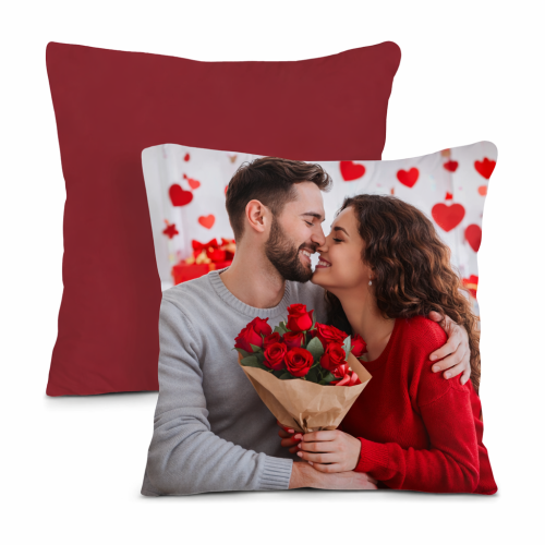 FOTO PODUSZKA ze Zdjęciem | 45x45 Twoje Zdjęcie i Tekst  + Kolor
