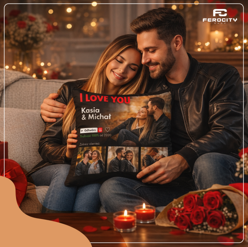 FOTO PODUSZKA ze Zdjęciem | 45x45 Efekt Netflix