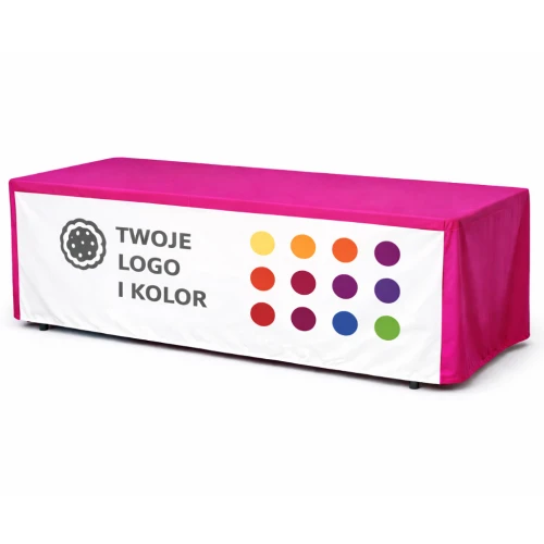 Personalizowany pokrowiec na stół cateringowy 180×75×74 cm