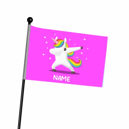 Flaga na rower Chorągiewka Rainbow Unicorn