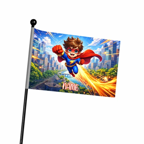 Flaga na rower Chorągiewka Superhero