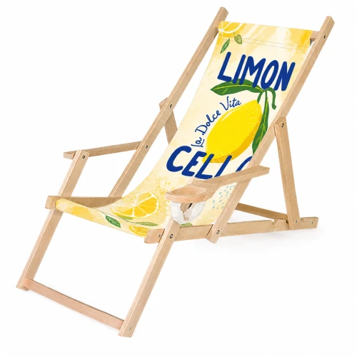 Leżak z uchwytem na napoje Limoncello Dolce Vita