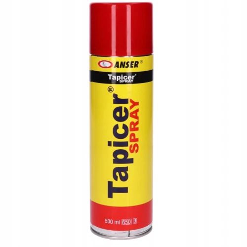 Klej w sprayu do ekoskóry i tkaniny Anser Tapicer 500 ml