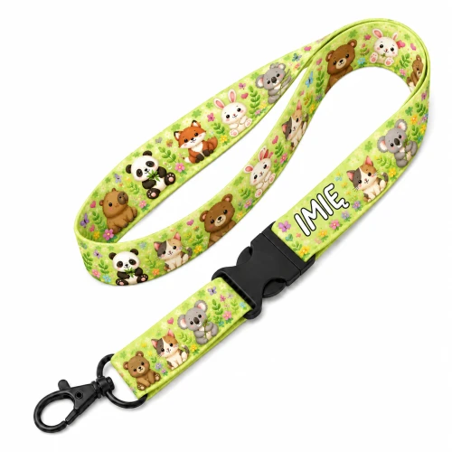 Smycz na klucze Personalizowana Animals