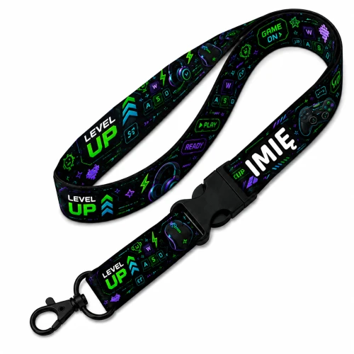 Smycz na klucze Personalizowana gaming 2