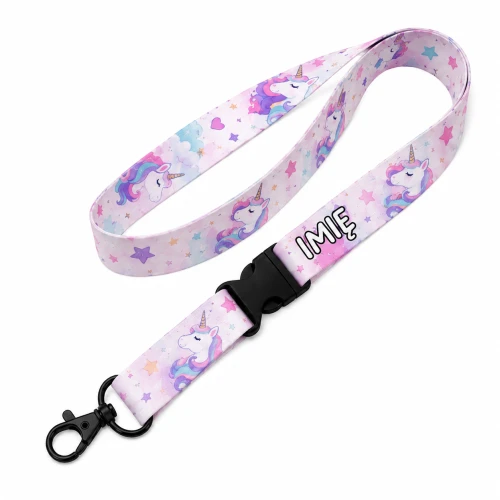 Smycz na klucze Personalizowana jednorożec