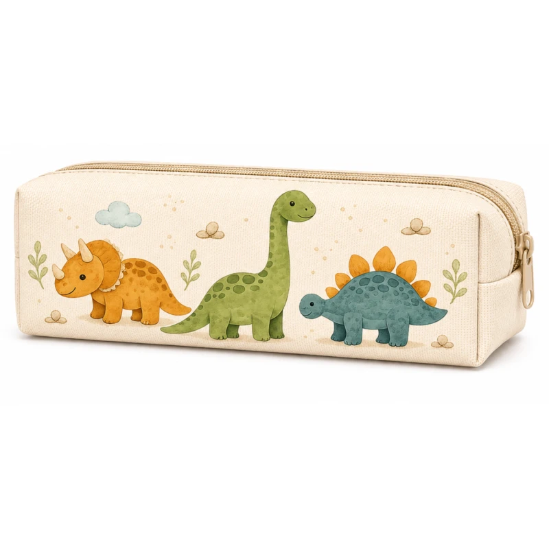 Piórnik szkolny Tuba do Przedszkola Saszetka Polski Wyprawka Z IMIENIEM Dino.png