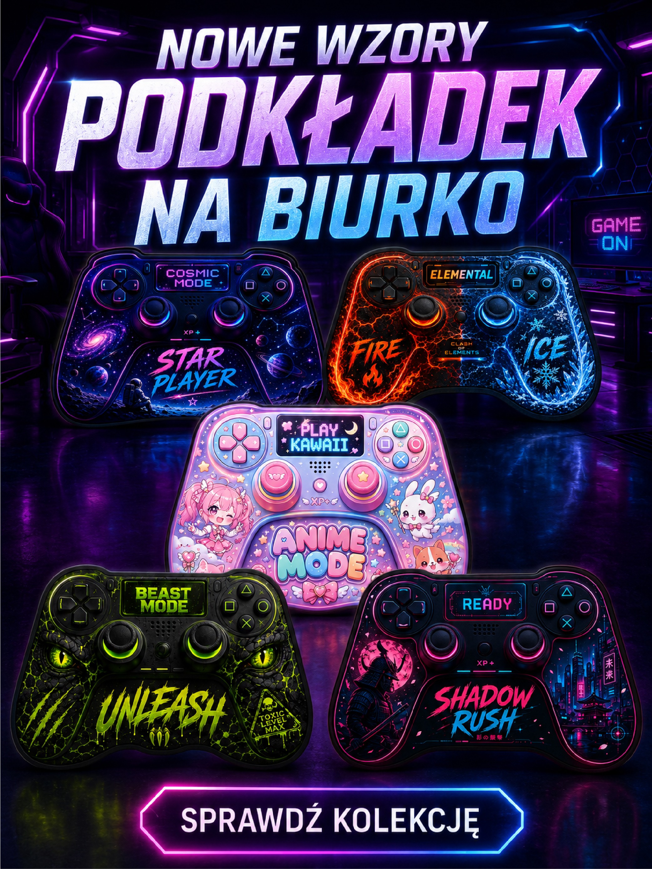 Podkładki pod mysz PAD ferocity.pl