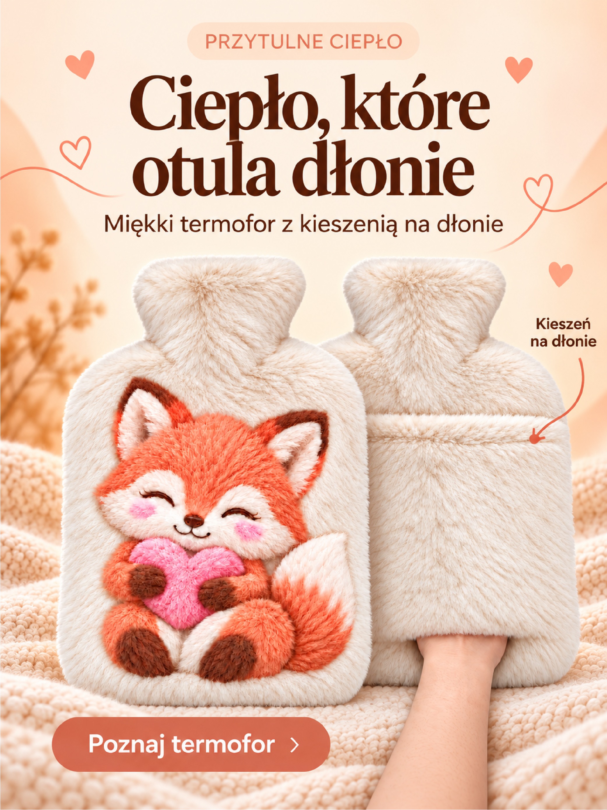 Pluszowy termofor ferocity.pl